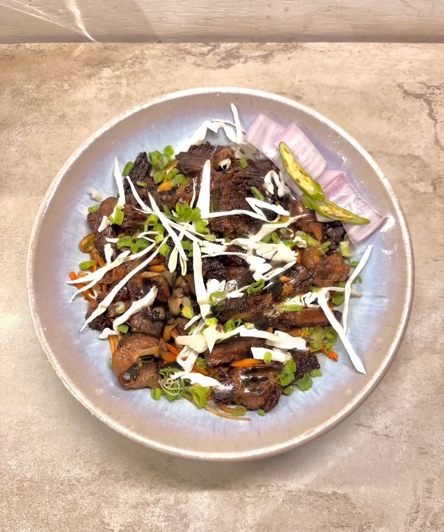 Naga Style Chowmein with Pork